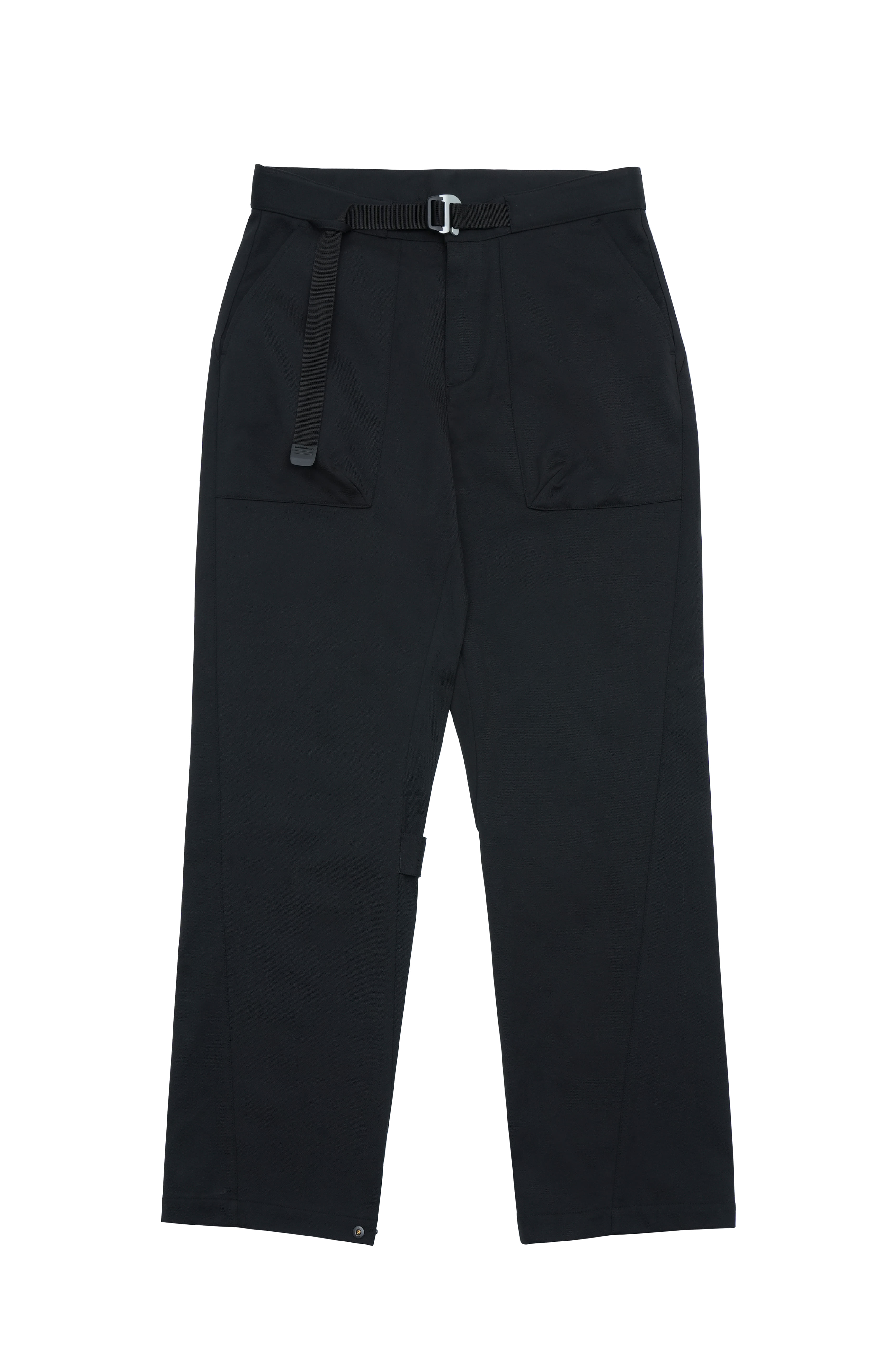 3AD BELTED PANTS / crow-black