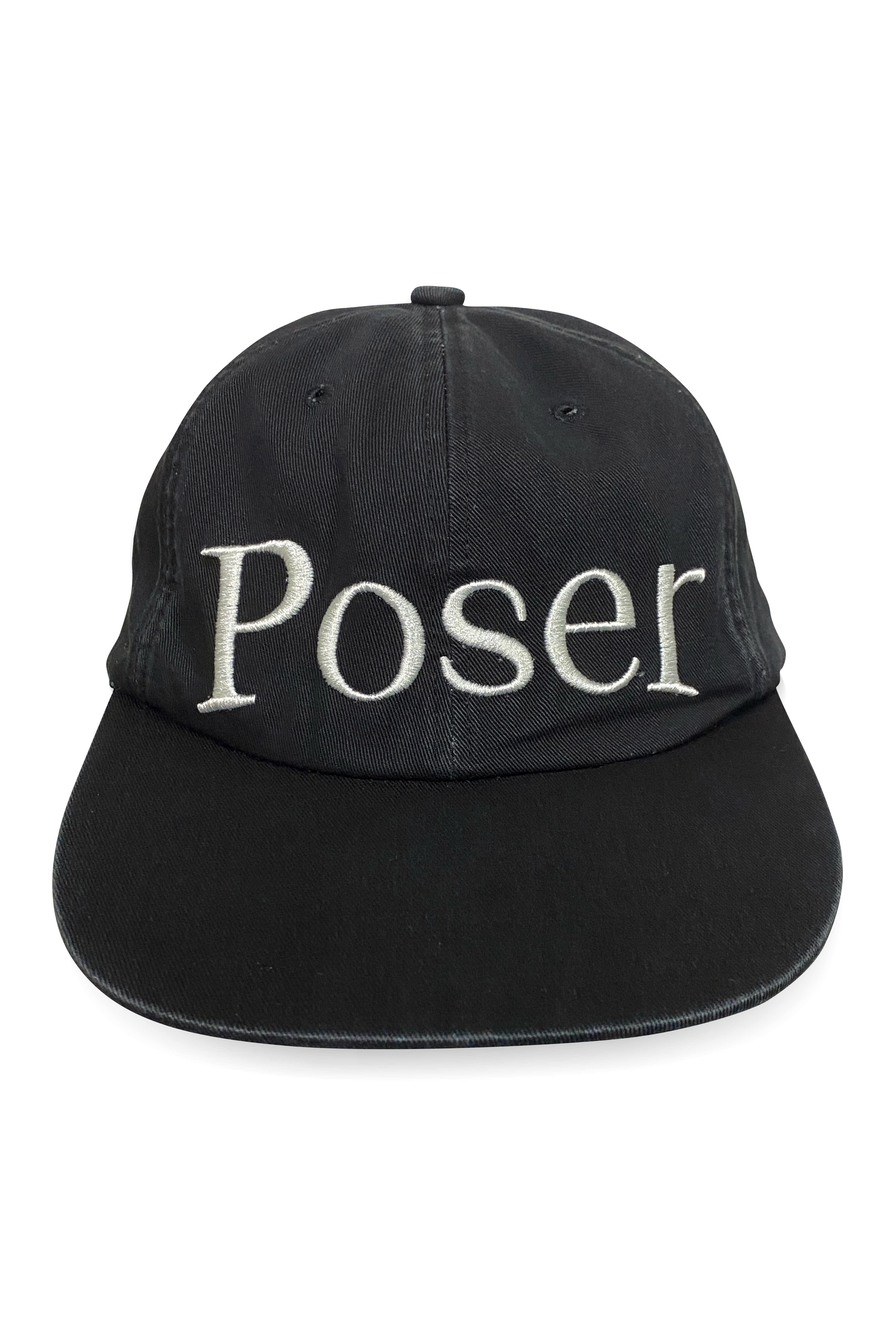 &#039;Poser&#039; vintage cap/Black
